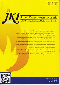 Jurnal Keperawatan Indonesia Volume 23, No.2 Juli 2020