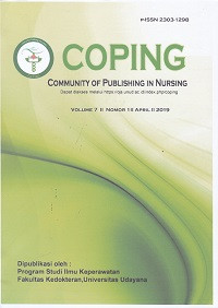 COPING Cummunity of Publishing in Nursing Volume 7 No. 1 April 2019