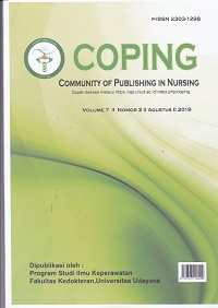 COPING Community Of Publishing in Nursing Volume 7 No.2 Agustus 2019