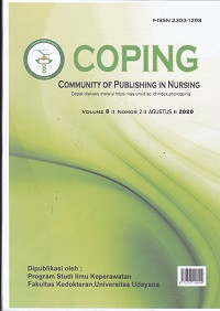 COPING Community Of Publishing in Nursing Volume 8 No.2 Agustus 2020