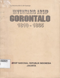 Inventaris Arsip Gorontalo 1810 - 1865