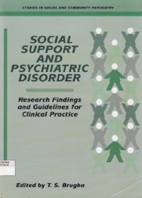 Social Support and Psychiatric DIsorder