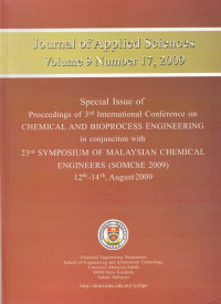 Journal of Applied Sciences Vol. 9 Number 17, 2009