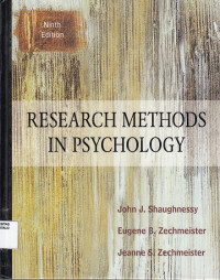 Research Methods in Psychlogy