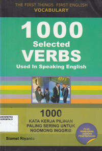 1000 Selected Verbs Used In Speaking English