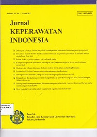 Jurnal Pendidikan dan praktik Keperawatan Indonesia
