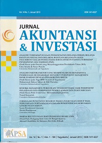Jurnal Akuntansi dan Investasi