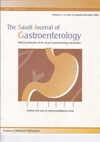 The Saudi Journal of Gastroenterology