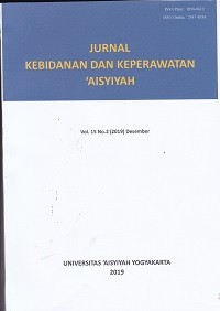 Jurnal Kebidanan dan Keperawatan Aisyiyah Vol.15 No.2 Desember 2019