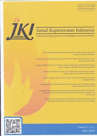 Jurnal Keperawatan Indonesia Volume 22, No.2 Juli 2019