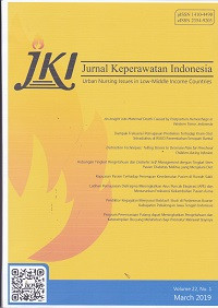 Jurnal Keperawatan Indonesia Volume 22 No.1 Maret 2019