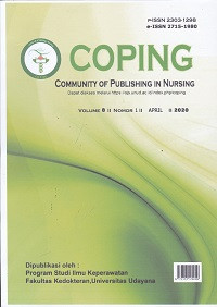 COPING Community of Publishing in Nursing Volume 8 No.1 April 2020