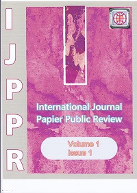 International Journal Papier Public Review Volume 1 Issue 1 2020