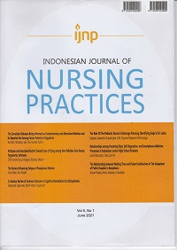 Indoesian Journal of Nursing Practices Volume 5, No.1 Juni 2021