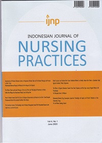 Indonesian Juornal of Nursing Practices Volume 4 No.1 Junu 2020