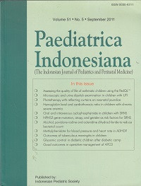 Paediatrica Indonesiana(The Indonesian Journal of Pediatrics and Perinatal Medicine)