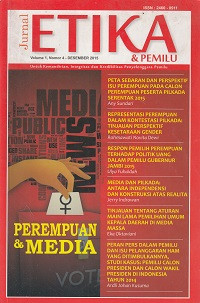 Jurnal Etika & pemilu ;Volume 1 ,Nomor 4 Desember 2015