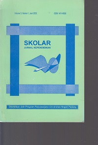 Image of Skolar JurnalKe Pendidikan; Volume 3, Nomor1. juni 2002