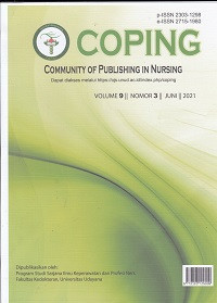 COPING; Community Of Publishing In Nursing ; Volume 9 ,Nomor 3. Juni 2021