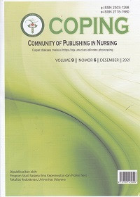 Coping, Community Of Publishing In Nursing ; Volume 9 , nomor6. Desember 2021