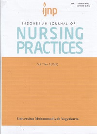 IJNP Indonesian journal  Of  Nursing Practices Volume 2, Nomor 2 (2018)