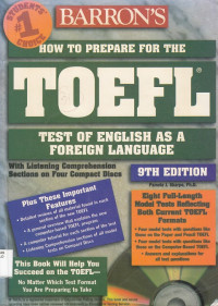 Barron's how to prepare for the TOEFL : test of English as a Foreign Language