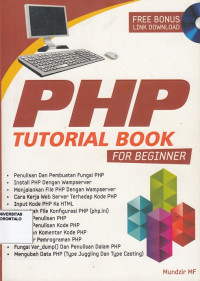 PHP Tutorial Book For Beginner