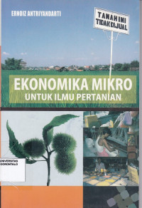 Ekonomika Mikro Untuk Ilmu Pertanian