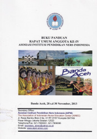 Buku Panduan Rapat Umum Anggota Ke-IV Asosiasi Institusi Pendidikan NERS Indonesia